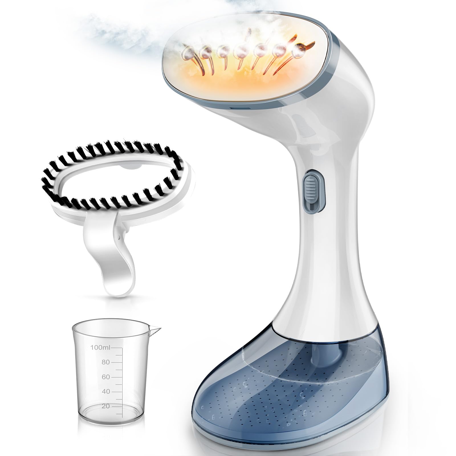 GANIBAY Steamer for Clothes, 1800W Fast Heat-up Clothes Steamer Handhe GANIBAY Steamer for Clothes, 1800W Fast Heat-up Clothes Steamer Handhe